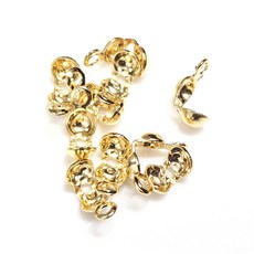Bead 비즈부재료 누름볼 O링 구멍지프 랍스터고리 한세트, 골드 구멍지프 (3g)