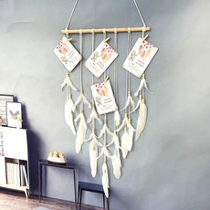 월행잉 대형 마크라메 벽장식 벽걸이 인테리어 장식 드림캐쳐 거실 소품 감성 빈티지 패브릭, K. 흰색 40x80cm는 사진용으로 전송되지 않습니다