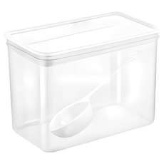 透明儲物罐 食物罐 調味收納罐 五穀雜糧罐 食品收納盒 茶葉罐 咖啡罐 保鮮 廚房用品, 1個, 500ml