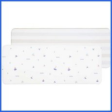 마린 양면 쿠션매트 대 부엌 발매트 욕실 현관 bbr+TWWWbg, 1개, bbr+단일