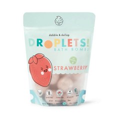 Dabble & Dollop 寶寶泡澡球 12入 香氛, 1個, 草莓