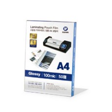 차곡담디자인 A4 정진기방지 코팅지 필름 100mic 50매 관공서납품용코팅