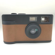 캠프스냅 카메라 똑딱이 빈티지 디지털 토이 Camp snap Camera, 라이트브라운 Xenon