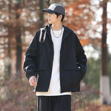 남자 캐주얼 아우터 여름 원사 자외선 차단UPF50+자외선차단 빅사이즈 통기성 얇은 점퍼 등산복