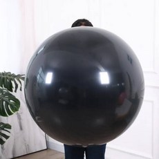 탱탱볼 촉감볼 스펀지공 빅볼 문볼 실리콘볼 에어볼, China Mainland, 36inch 2pcs, black