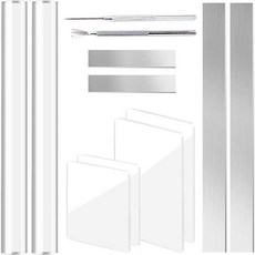 黏土工具12件套裝：實心棒壓泥板、不鏽鋼切割片，DIY人偶手工製作必備, 12件套B款