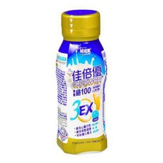 佳倍優 鉻100 3EX強化配方(珍珠奶茶口味) 237ml/瓶，成人營養補充，維持健康活力, 1個, 佳倍優 鉻100 3EX強化配方(珍珠奶,1瓶
