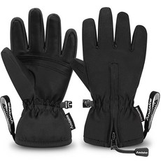 Andake 어린이 그 로브 키즈 스키 벙어리 장갑 단열 방수 통기 겨울 방한 장갑 남아 여아 유아 3-6세