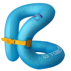 따블리에 어린이 넥튜브 물놀이조끼 부력조끼 수영보조용품 물놀이튜브 아마존판매, 블루, 1개