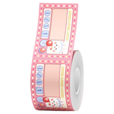 台灣代理商公司貨 B21S/B21/B1/B3S/B31 熱感應標籤貼紙 原廠公司貨 標籤機貼紙 刮刮卡 抽籤, 1個, 搖搖機