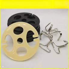 차량용 고정 클립 방석 커버 자동차 시트 플라스틱 매트, 베이지 클램프 20개, 1개