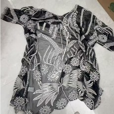 披肩刺繡連衣裙外搭 夏季沙灘防曬開衫