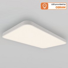 삼성 LED 더 뉴슬림 주백색 거실등 조명 플리커프리 60W AS 2년(설치설명서 포함), 화이트 화이트