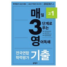 2023 매일 3단계로 푸는 영어독해 전국연합 학력평가 기출, 키출판사, 영어영역