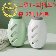 스마트픽 1+1(그린+화이트) 반영구 애완동물 털 제거 세척가능 돌돌이 휴대용 세척 롤클리너 먼지 청소, 1세트, White+Green