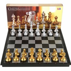 折疊式國際象棋套裝，便攜棋盤遊戲，親子互動益智玩具，桃園出貨, 1個