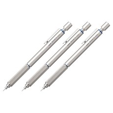 유니볼 시프트 제도샤프 M5-1010 실버 26, 0.5mm, 3개