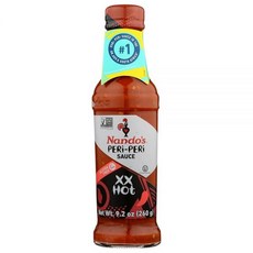 Nando's Peri-Peri 소스 엑스트라 핫 258g(9.8온스), 1, 260g