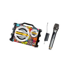 ifive 教學擴音機 SK055 無線麥克風音響組合 便攜式藍牙喇叭, 彩色, 1個, SK055+VF02