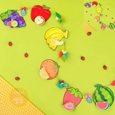 AP 과일색칠그리기 과일만들기 가랜드만들기 5인용