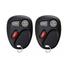 2배 무키 옵션 키리모컨 1998년 1999년 2000년 2001년 2002년 2003년 2004년 캐딜락 에스컬레이드 쉐보레 실버라도 서브urban 타호 GMC 유콘 시에라, 2-Pack, Black