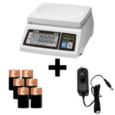 카스전자저울 SW-1S 시리즈 2kg 5kg 10kg 20kg 30kg 정품 아답터 포함, 1개, 10kg (5g 단위) 정품아답터 포함