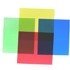 칼라 셀로판지 5색묶음 투명 칼라필름지 색종이 미술교재용, 본상품