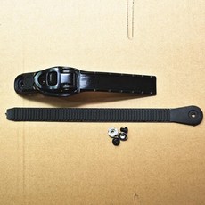 조절벨트 스노우보드 부속 스트랩 발목 조절장치 조절기, 1개, 1줄 블랙 끈포함