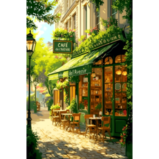 앤드 DIY 보석십자수 액자형 보석 십자수 세트 40X60cm, 1세트, S003