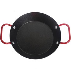 6인치 카본 논스틱 코팅 검은색 Inch 파엘라 스틸 손잡이, 20cm 3 5cm
