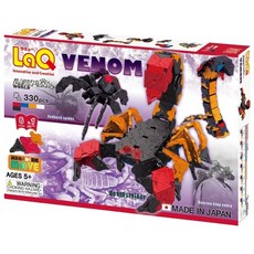 LaQ危險生物 (330pcs) 日本製造立體3D拼接積木，益智玩具，台灣獨家代理, 紅色，黑色，橙色, 1個