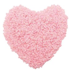 Decoendiy 100g 클레이 슬라이스 5mm 다채로운 라운드 플랫 폴리머 피스 핑크 플라워 슬라이스 프린트 공예 벌크 주얼리 제작용 DIY 네일 스크랩북 장식용, Decoendiy 100g 클레이 슬라이스 5mm 다채