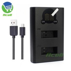 SPCC1B ACBAT-001 듀얼 충전기 고프로 맥스 360 파노라마 액션 카메라용