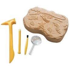 어린이 고생물학자 탐구활동 화석발굴 공룡키트/ 호박화석만들기 자연학습 돌봄수업, 1개