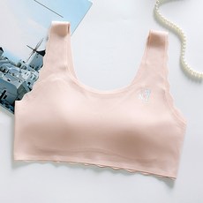 DIU 固定內衣女童發育期薄款背心學生初中生高中生少女無鋼圈冰絲文胸