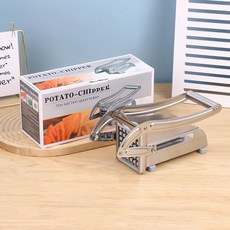 土豆機馬鈴薯土豆切黃瓜切多功能不鏽鋼切蔬菜切條器工具, 1個, 銀色:如圖