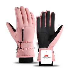 Zhuoyaju 남성 여성용 겨울 장갑 -34.4°C(65°F) 추운 날씨용 따뜻한 방수 스키 스노우 야외 작업용 달리기 운전 하이킹용 방풍 보온 193201