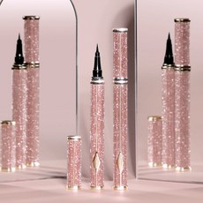 臺灣出貨 Funpark防水防油眼綫筆不暈染眼綫液筆批髮臥蠶筆極細眼綫膠筆, 1個, 黑色,1.0g