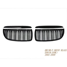 適用於 06-08 E90 E91 330i 335i 328i 雙槓 全亮高級黑烤漆 水箱罩, 1個