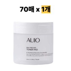 위오 각질제로 어성초 바하 필링 토너패드 70매, 1개, 70매입