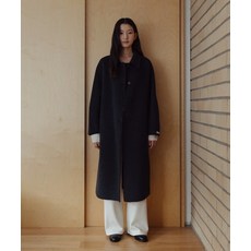 라미네즈 LAMINEZ 싱글 핸드메이드 롱 코트 - 차콜