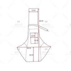 ins風潮牌揹包兜狗寵物袋外出單肩斜跨包雙面可用狗狗袋鼠懷抱包, 1個, D黑白