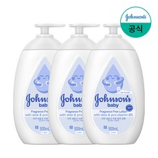존슨즈베이비 로션 화이트, 500ml, 3개