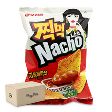 오리온 찍먹 나쵸 치폴레마요 소스맛 (-), 168g, 1박스