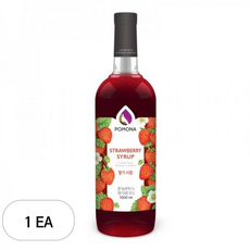 포모나 딸기 시럽, 1개, 1L