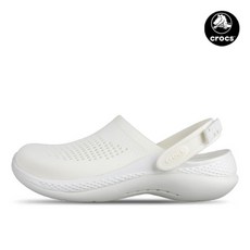 crocs 卡駱馳 LiteRide 360洞洞鞋男女拖鞋涼鞋 白色 206708-1CV