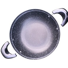 마블코팅 높은전골 냄비 업소용 가정용 국내생산, 26cm(뚜껑미포함)