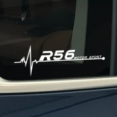 미니 존 쿠퍼 S JCW R55 F54 라이트닝 자동차 튜닝 용 차량 측면 창문 스티커 2개, 03 2Pcs For R56