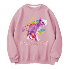 리브레너 스탠다드 캣핑크 스웨츠 셔츠 인디핑크