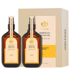 쏘헤어 모로코 아르간 오일 데미지 케어 헤어에센스, 100ml, 2개